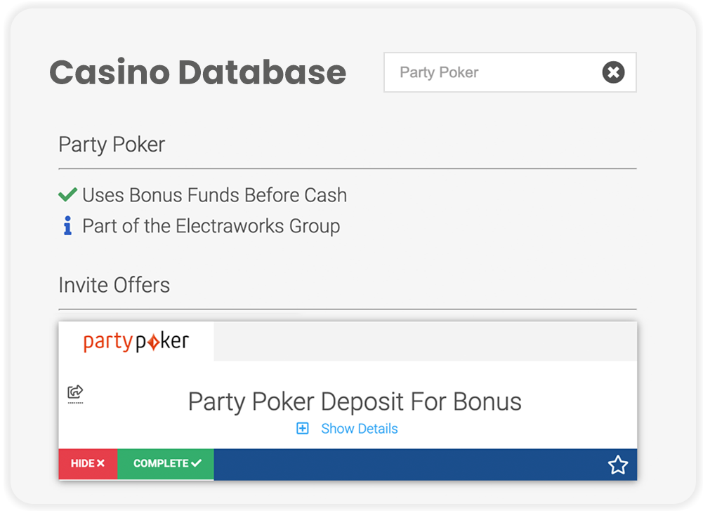 casino database homepage